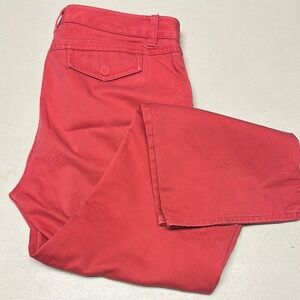 J. Crew Pink Khaki Pants